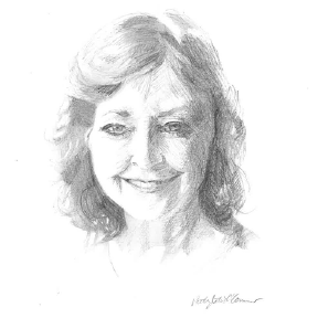 Sketched Portrait of Linda Adams