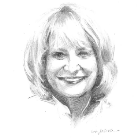 Sketched Portrait of Sylvia Homan