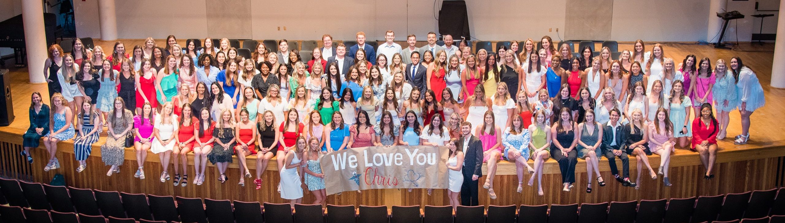 Group Photo of BSN Graduates on Stage