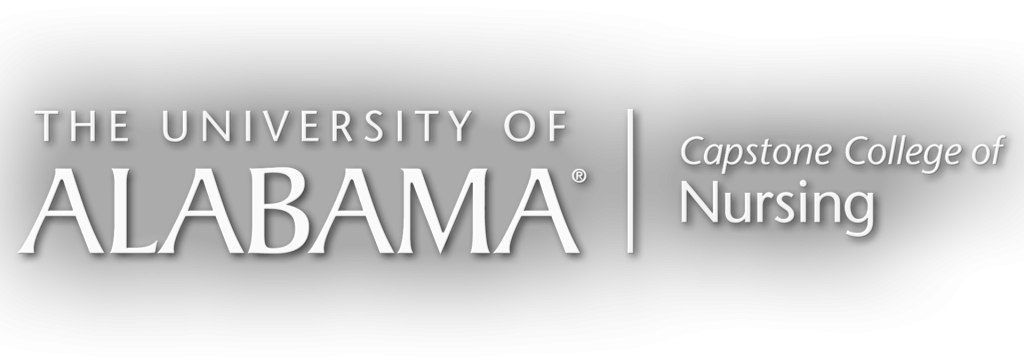 The University of Alabama and Capstone College of Nursing logo