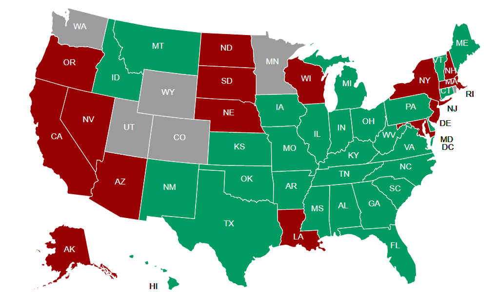 Graduate Program State Authorization Map